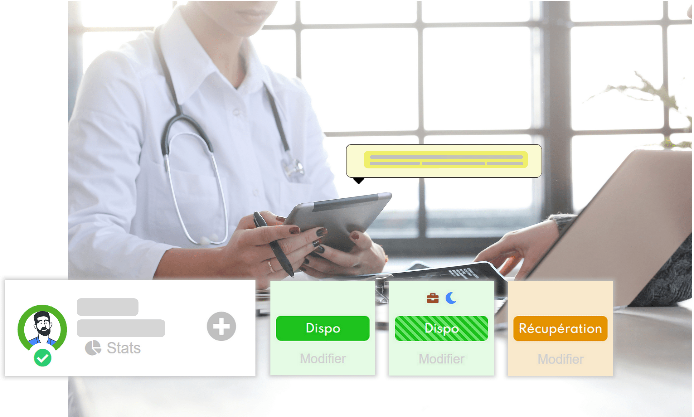 planning medical logiciel planification médecin infirmier soignant workload charge de travail MD Management personnel soignant médical medical medecin burnout fatigue